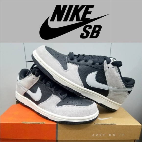 nike sb dunks low black and white